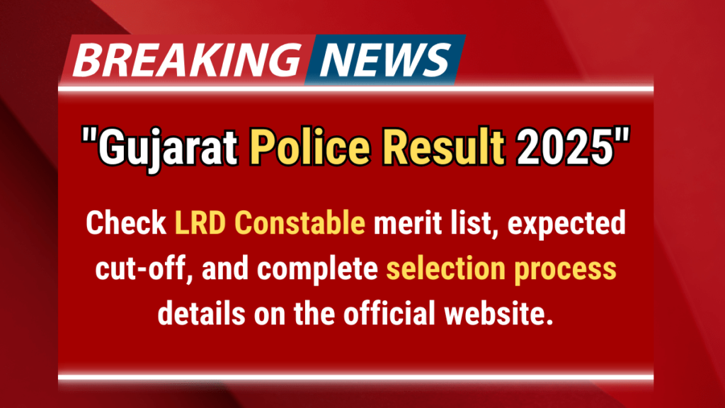 Gujarat Police Result 2025